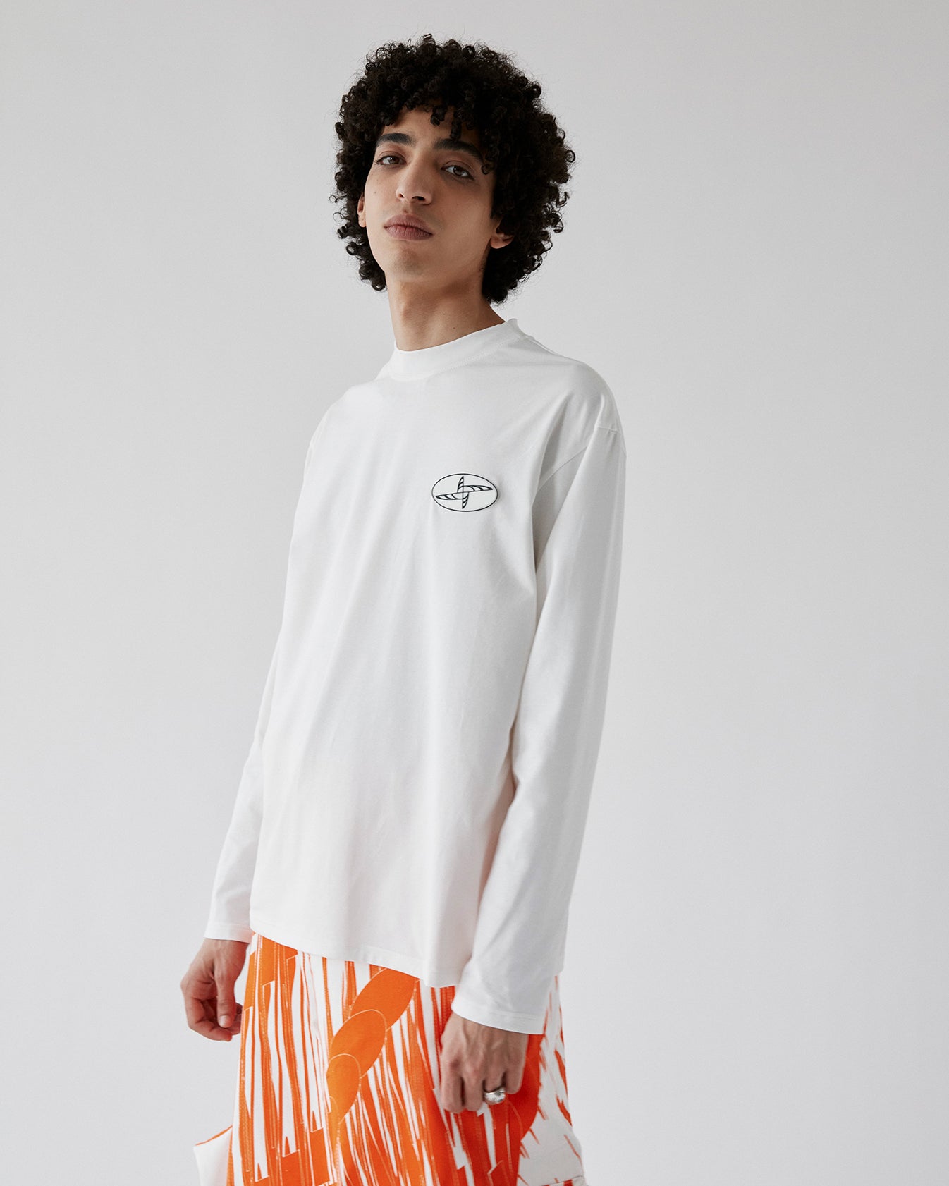 Longsleeve Logo T-Shirt White