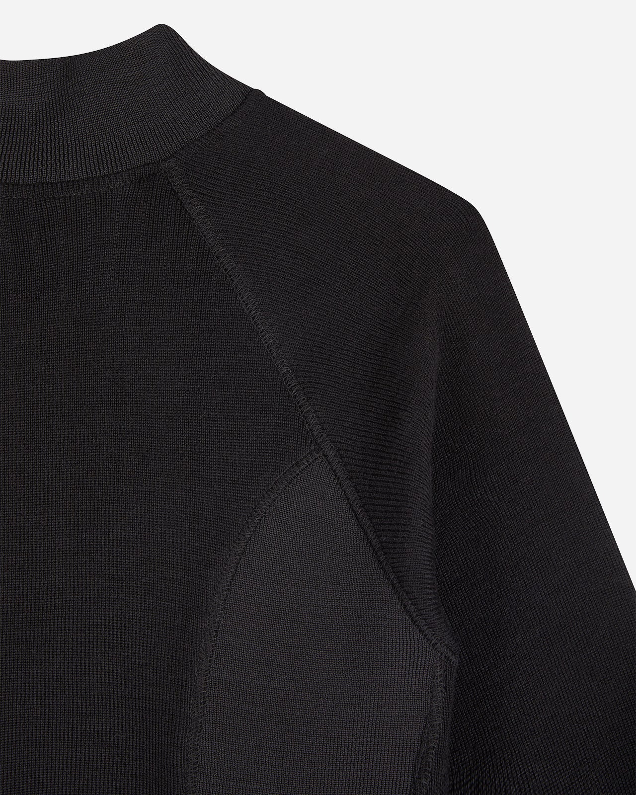 Wagwan Knitted Full Zip Sweatshirt Black