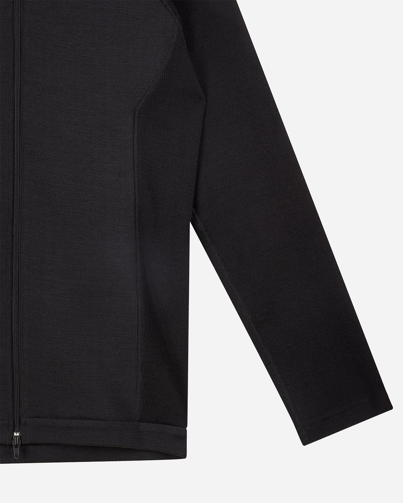 Wagwan Knitted Full Zip Sweatshirt Black
