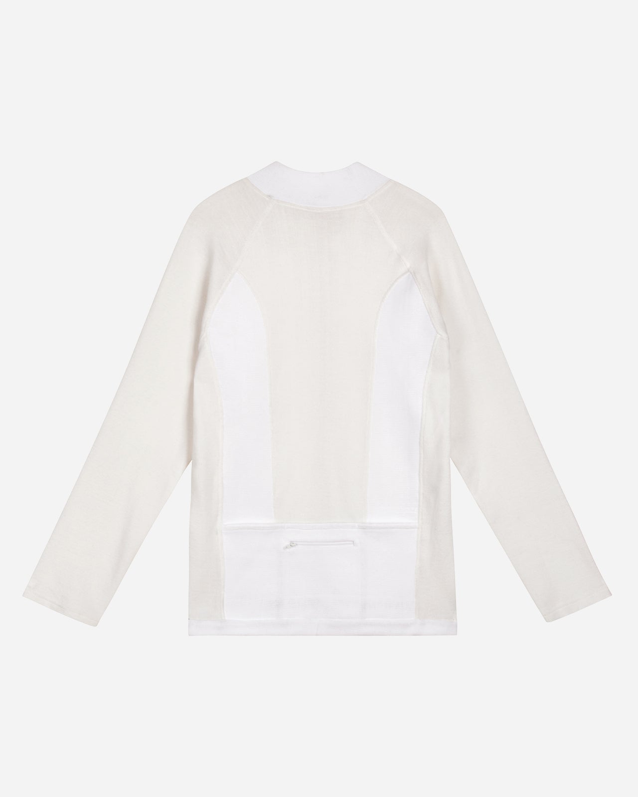 Wagwan Knitted Full Zip Sweatshirt White