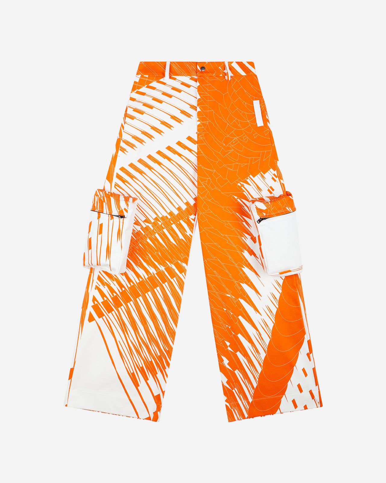 Brutal Printed 3D Cargo Trousers