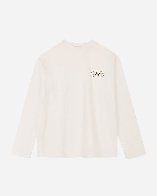 Longsleeve Logo T-Shirt White