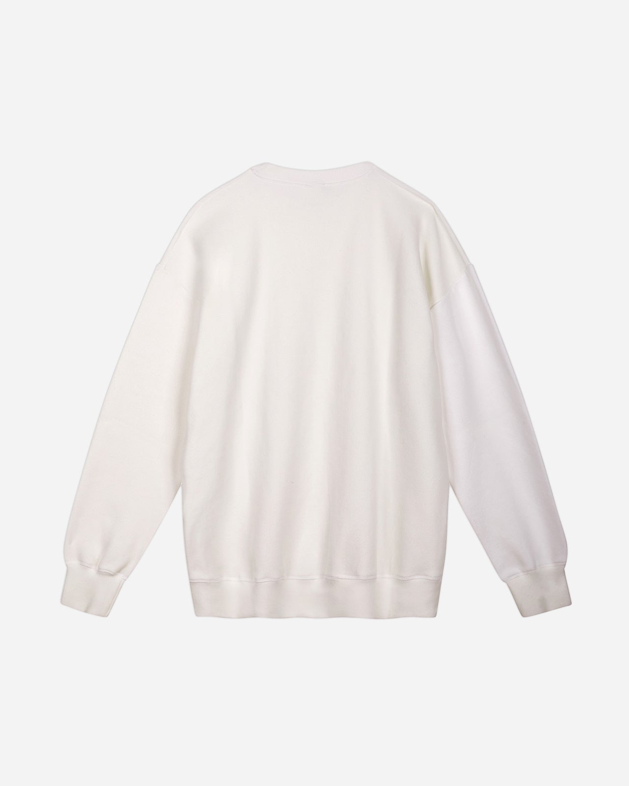 White Knitted Logo Sweatshirt
